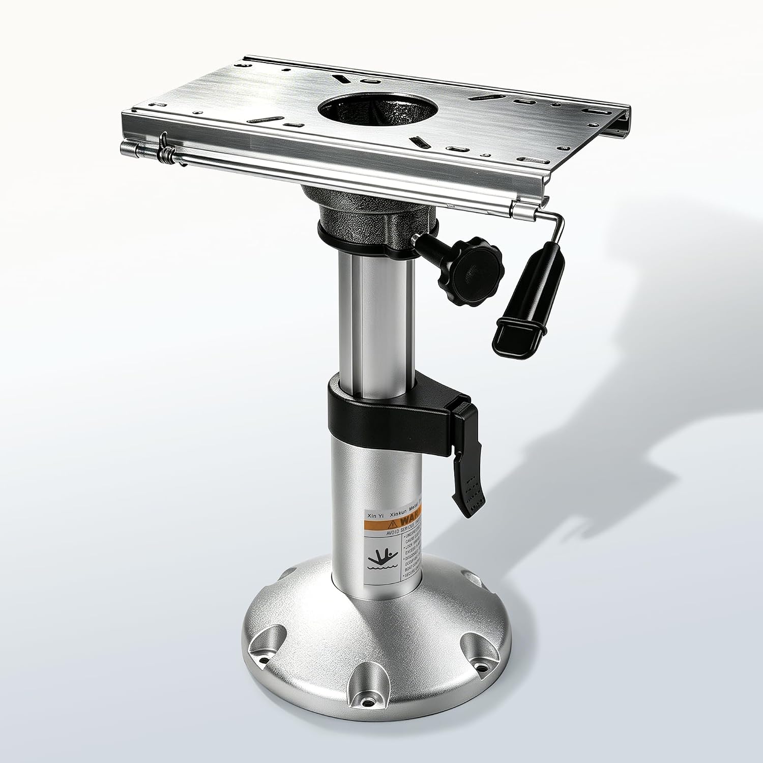 AUCT 20045 - $190 Boat Seat Pedestal Aluminum Adjustable Height Locking Base