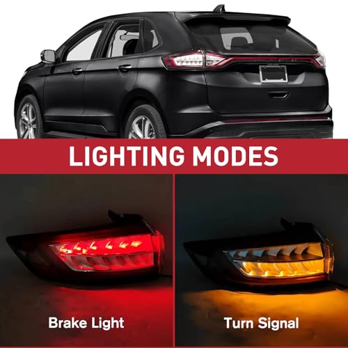 AUCT 18842 - $121 W/O DRL USA Type LED Tail Light Fits 2015-2018 Ford Edge SE/SEL - Image 4