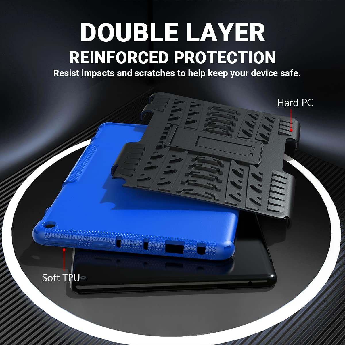 AUCT 18301 - for Amazon Kindle Fire HD 10 Tablet Case (13th Generation 2023) | 13th Generation Heavy Du - Image 4