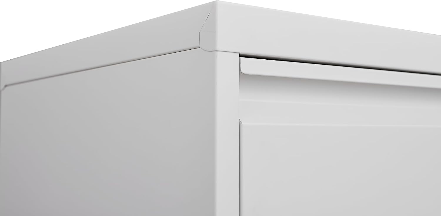 AUCT 18320l - $114 Garvee 3 Drawer File Cabinet with Lock,Heavy Duty Vertical Filing Cabinets for Home O - Image 4