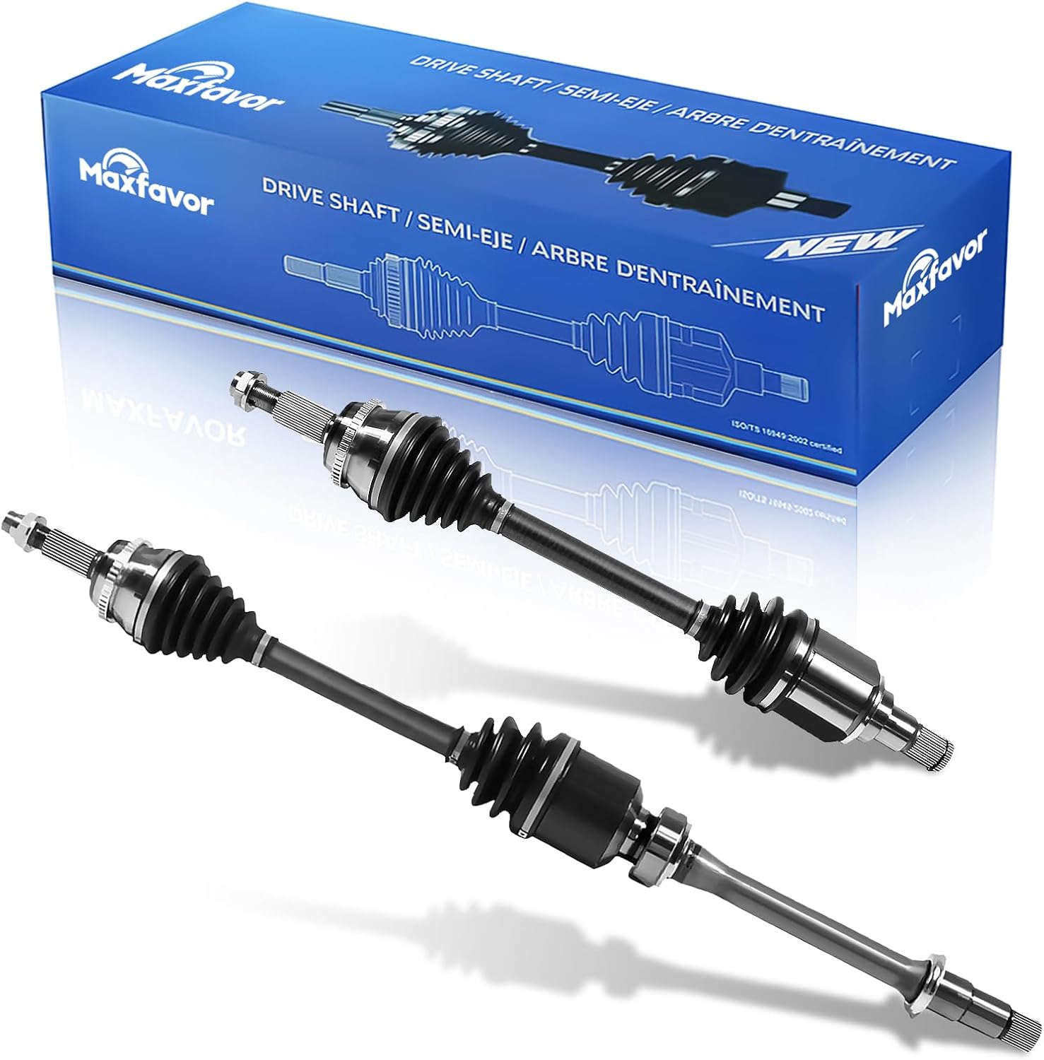 AUCT 19503 - $160 Maxfavor CV Axle Set Front FWD Fit for Toyota Camry 2007-2017 CV Axle,