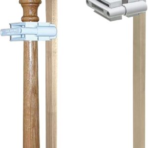 AUCT 19658 - Safety Innovations No Hole Stairway Baby Gate Mounting Kit - Fits Posts from 2 3/4 inches