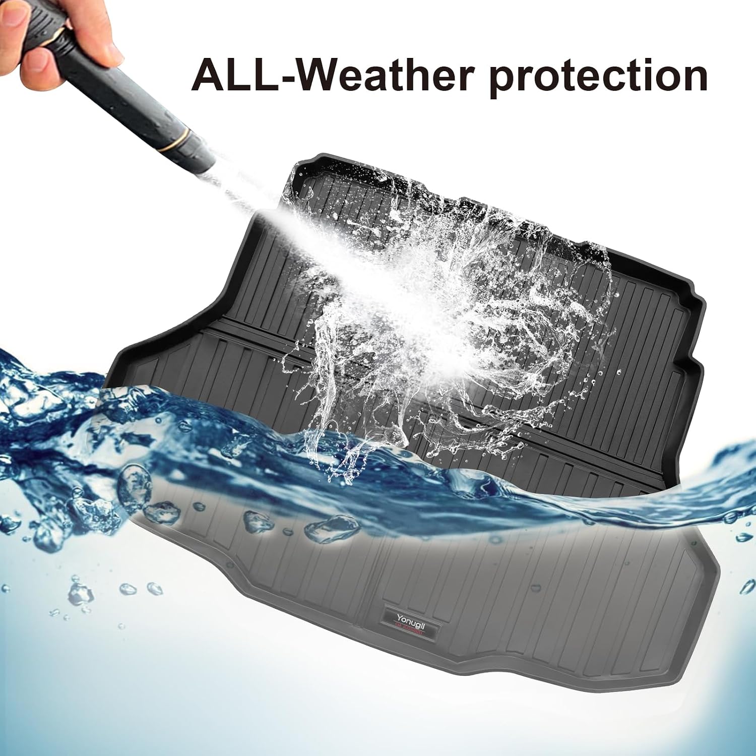 AUCT 18384 - Custom for 2015-2021 Lexus NX Cargo Mats NX200t NX300 NX300h Trunk Liner All Weather TPE P - Image 4