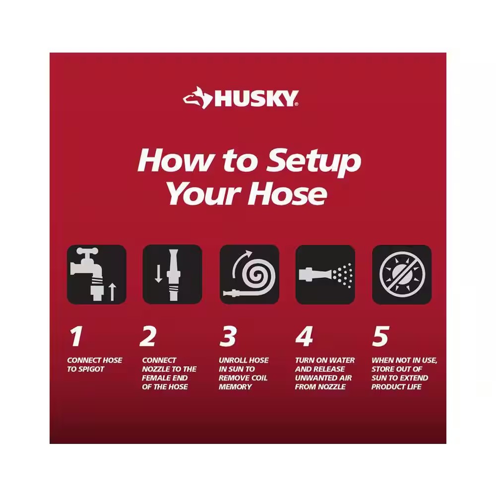AUCT 19616 - $80 Husky 3/4 in. Dia x 100 ft. Husky Max Duty Garden Hose - Image 2