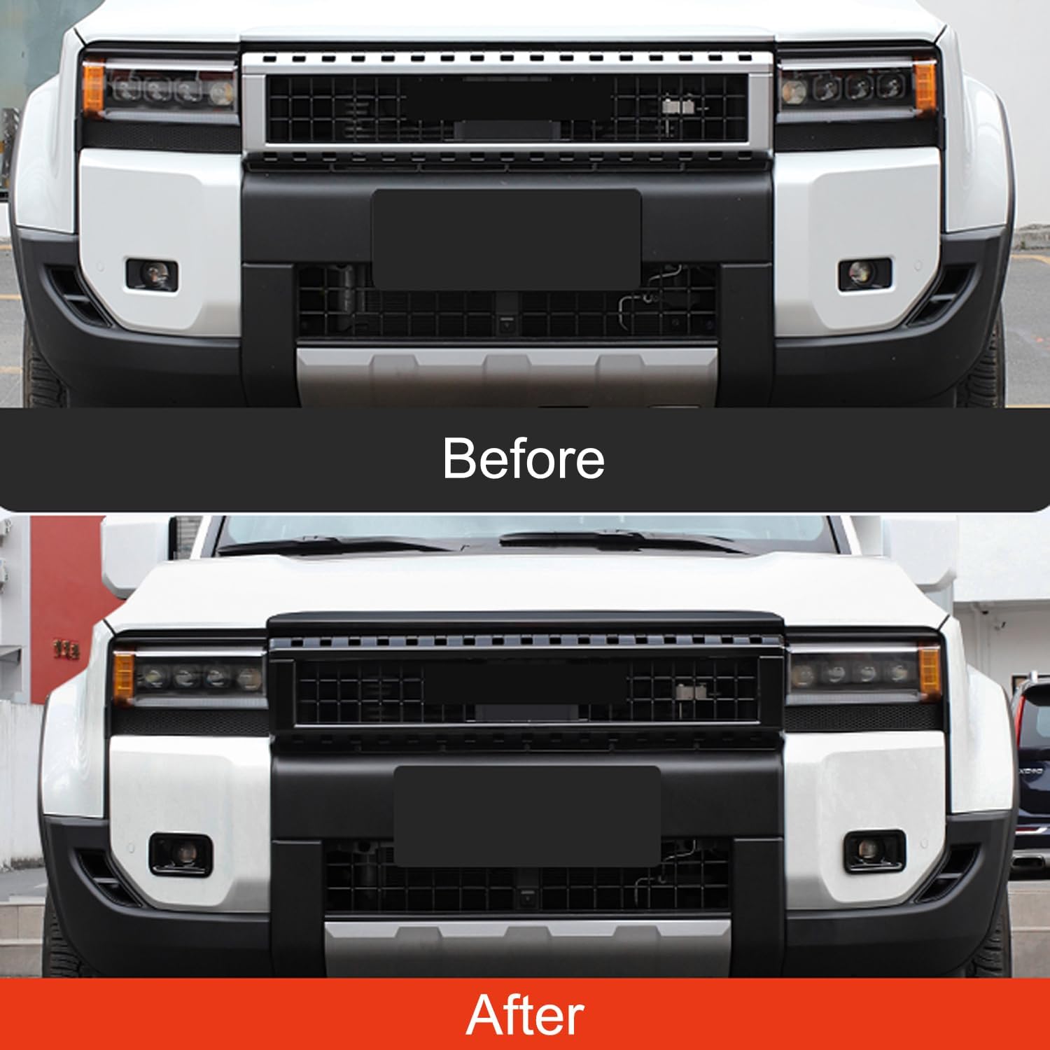 AUCT 18734 - $76 CTH for Toyota Land Cruiser 2024 2025 2026 Front Grille Middle Center Frame Decorative - Image 2