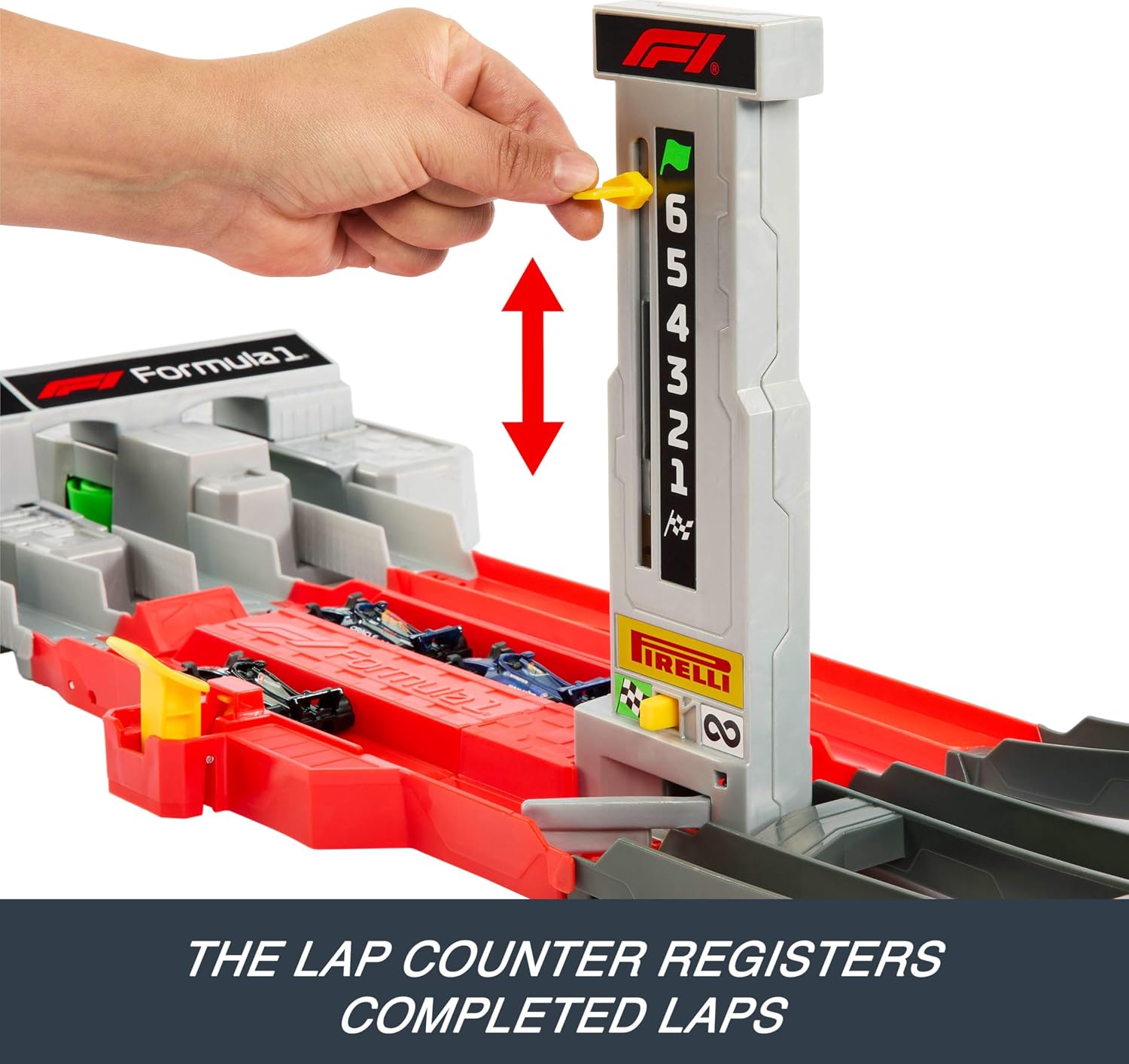 AUCT 18387 - $59 Hot Wheels Formula 1 Grand Prix Circuit & 3 Cars (Teams May Vary) | Two Modes of Raci - Image 4
