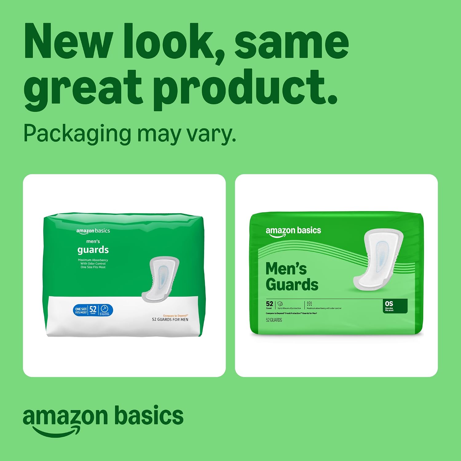 AUCT 20000 - Amazon Basics Men's Incontinence Guards, Maximum Absorbency, Moisture-Wicking with Odor Pr - Image 2
