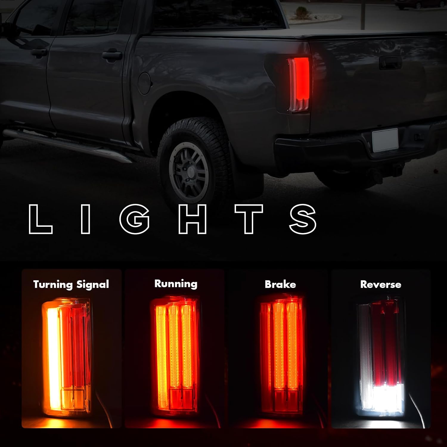 AUCT 18411 - $270 Daikokuya Sequential Led tail lights for Toyota Tundra 2007 2008 2009 2010 2011 2012 - Image 2