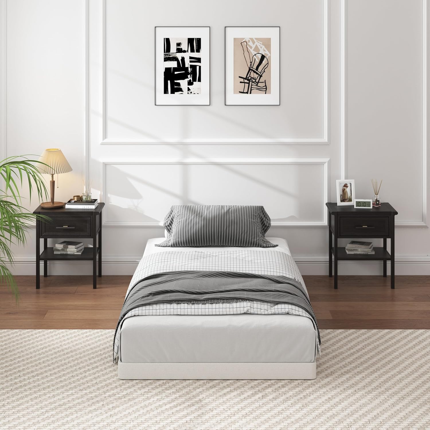 AUCT 18256 - $67 OSASET Low Profile Box Spring Twin XL - 3 Inch Box Spring for Twin XL Heavy Duty Bed F - Image 4