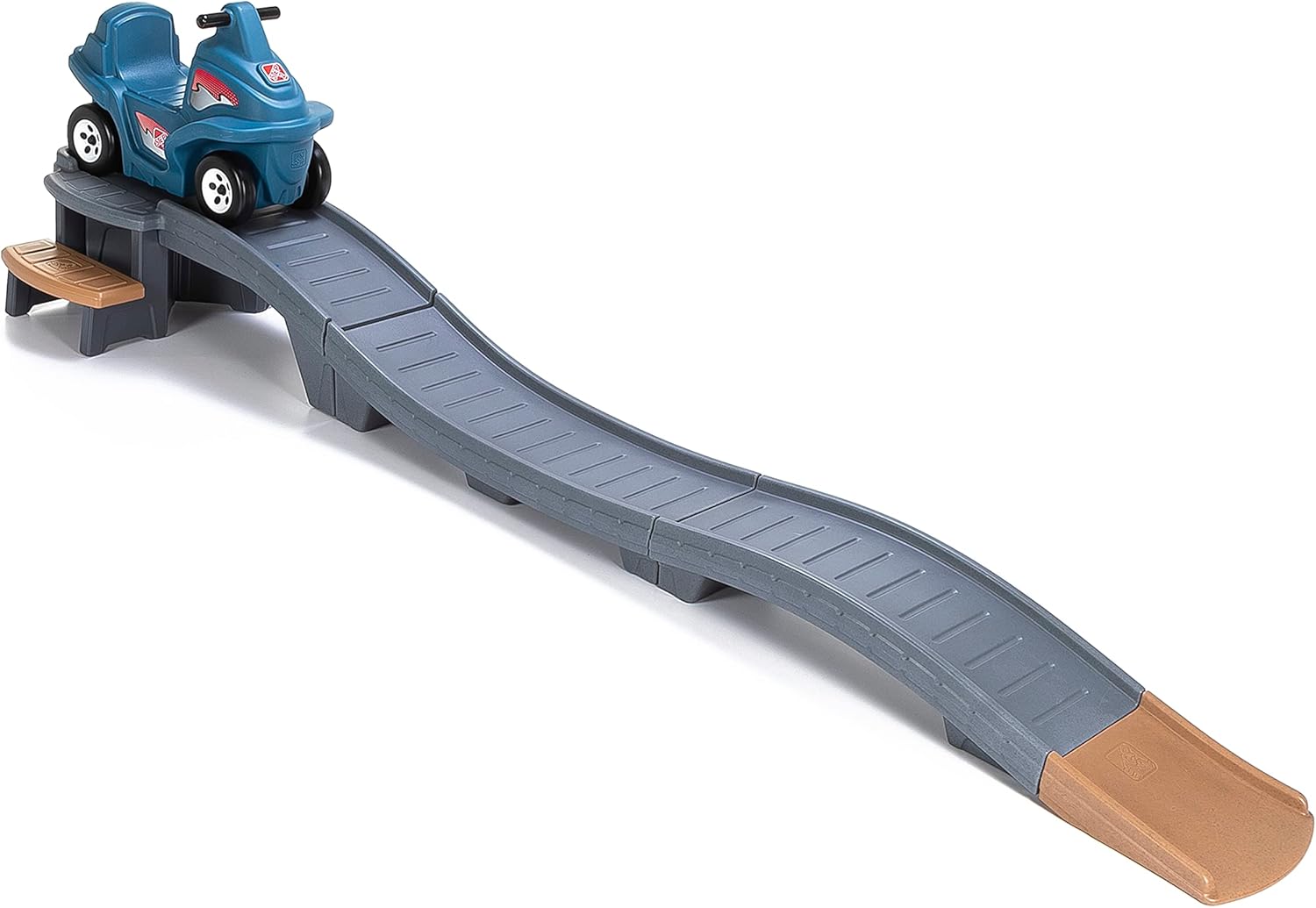 AUCT 18359 - $140 Step2 Up & Down Roller Coaster Kids Ride On Toy, Push Car, Indoor/Outdoor Playset, Ma