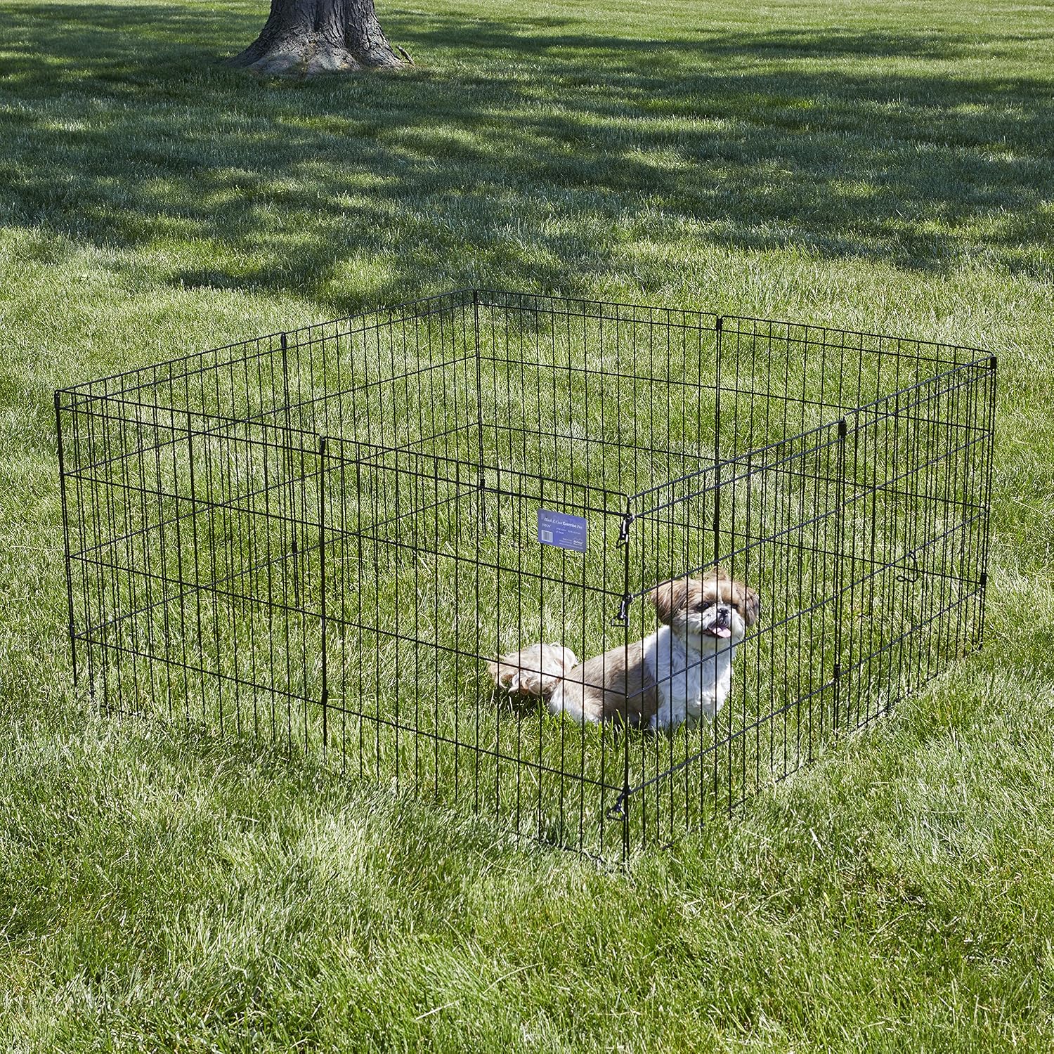 AUCT 20169 - Midwest 24-Inch Exercise Pen, No Door, 16 Sq Ft Play Area - Image 2