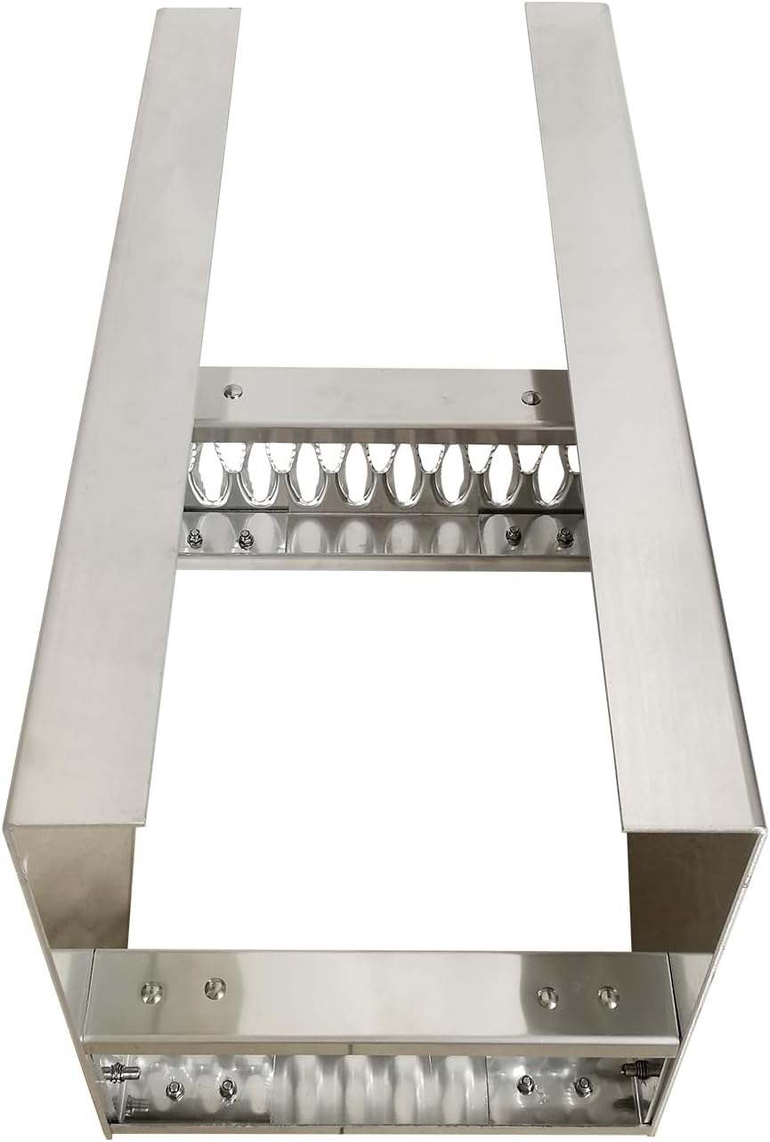 AUCT 19643 - $120 12 Inch Aluminum Frame Mounted Step Fit for Class 8 Semi Trucks Peterbilt - Image 2