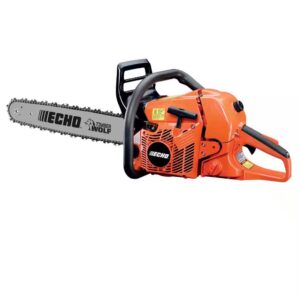 AUCT 18082 - $449 ECHO 20 in. 59.8 cc Gas 2-Stroke Rear Handle Timber Wolf Chainsaw