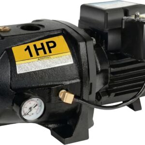 AUCT 17945 - $199 Acquaer Shallow Well Jet Pump,Cast Iron, Well Depth Up to 25ft, 115V/230V Dual Voltag