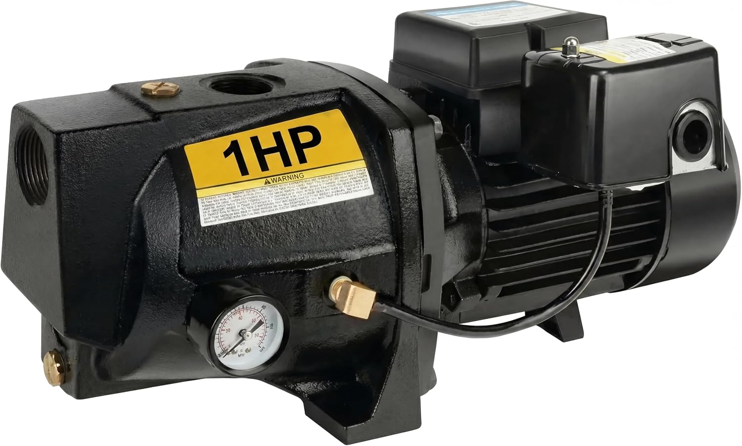 AUCT 17945 - $199 Acquaer Shallow Well Jet Pump,Cast Iron, Well Depth Up to 25ft, 115V/230V Dual Voltag