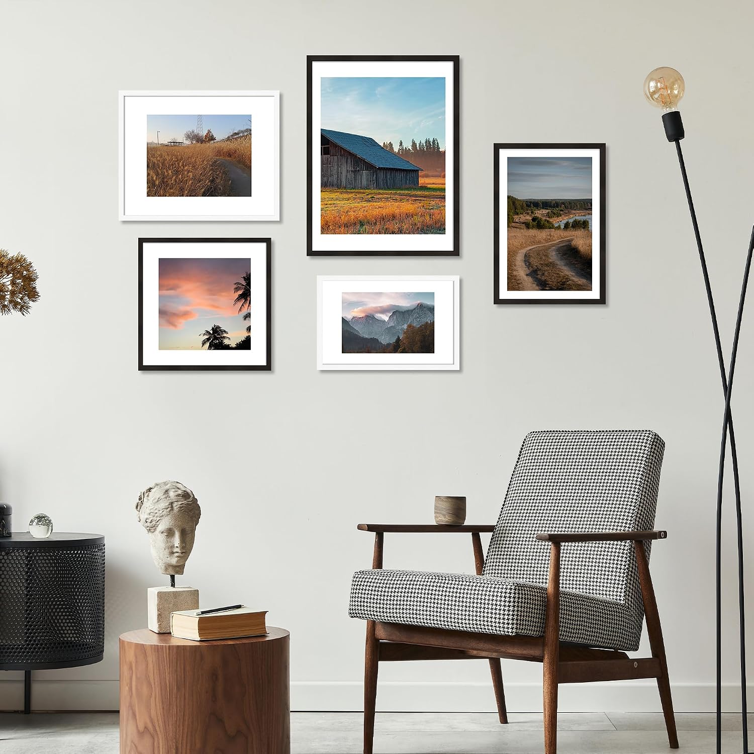 AUCT 18406 - Hongkee 16x20 Frames Set of 3 - Display 11x14 Photo with Mat or 16 x 20 Poster without Mat - Image 4