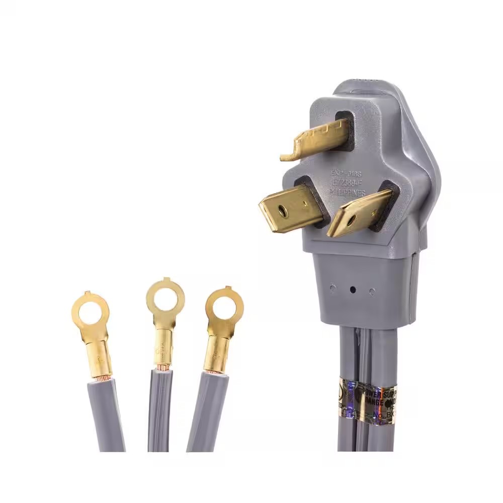 AUCT 17630 - 6 ft. 30 Amp 3 Wire Dryer Cord - Image 3