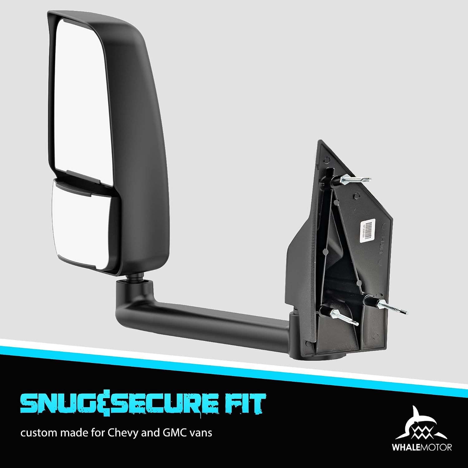 AUCT 18984 - $270 Tow Mirrors Compatible with Chevy Express GMC Savana 2003-2019 1500 2500 3500, Manual - Image 3