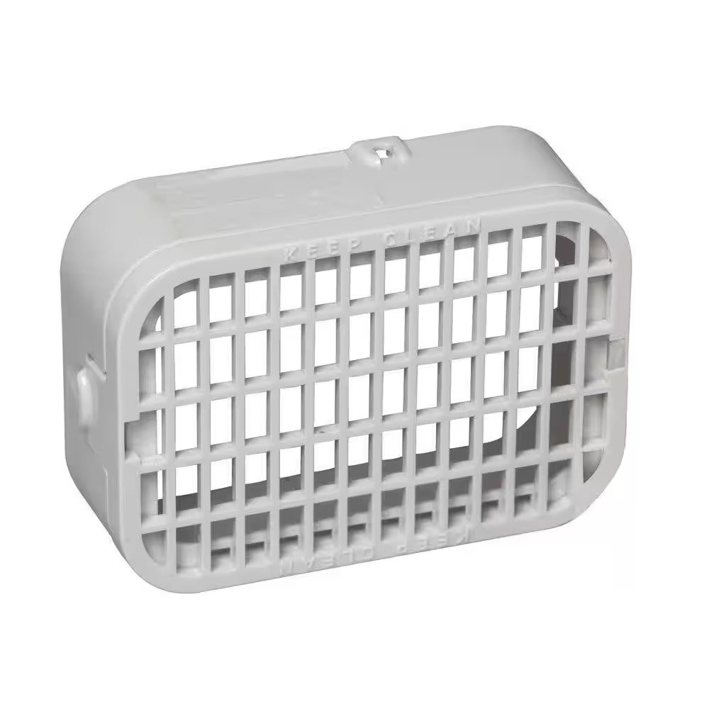 AUCT 17629 - 3 in. x 4 in. White Vinyl Rodent Guard