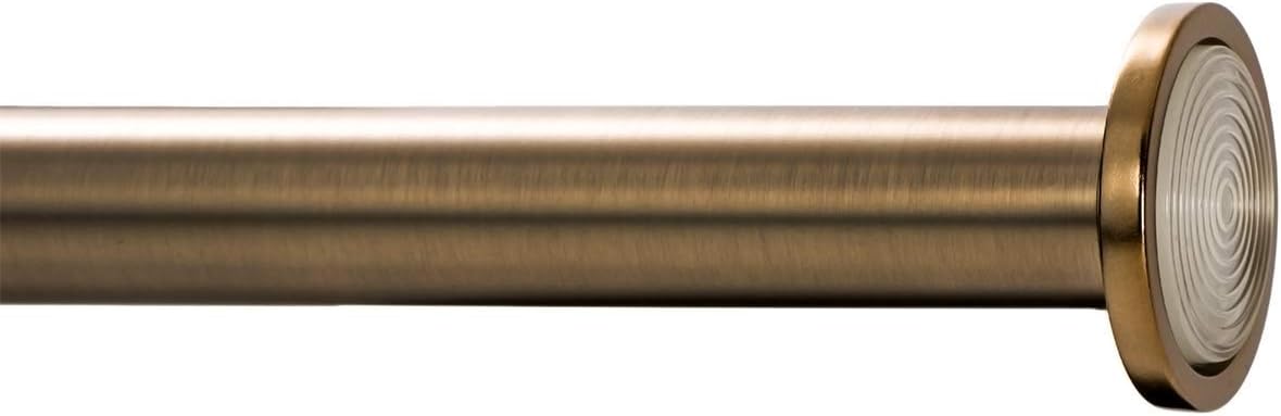 AUCT 18345 - Ivilon Tension Curtain Rod - Spring Tension Rod for Windows or Shower, 24 to 36 Inch. Warm - Image 4
