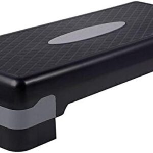 AUCT 18569 - KLB Sport 27" Adjustable Exercise Equipment Step Platform For Sports & Fitness (black & gr