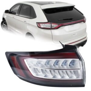 AUCT 18842 - $121 W/O DRL USA Type LED Tail Light Fits 2015-2018 Ford Edge SE/SEL