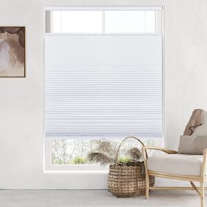 AUCT 18909 - $82 LazBlinds Top Down Bottom Up Cordless Cellular Shades, 35" W x 64" H, White