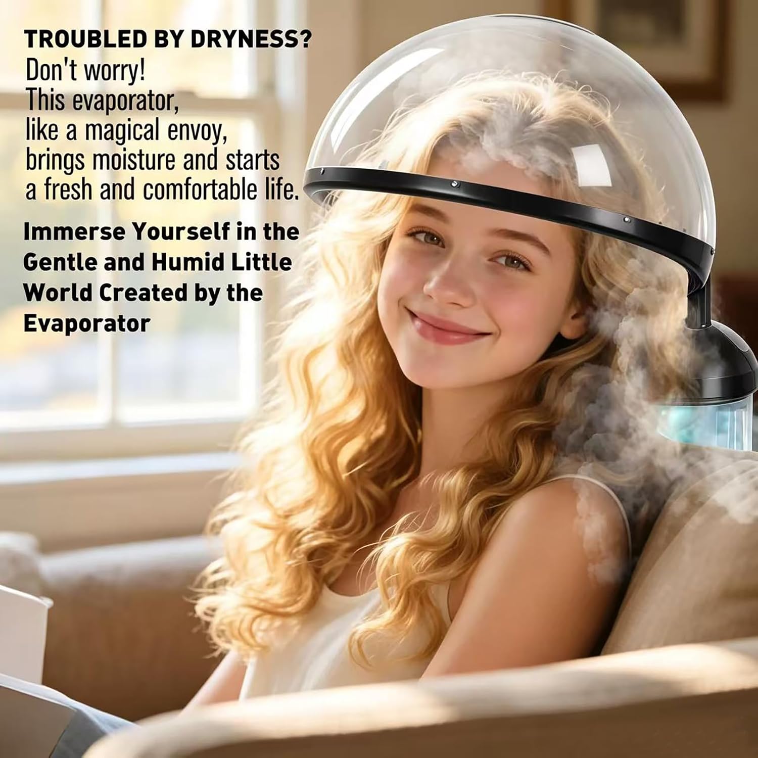 AUCT 19620 - $80 KINLITO 2 in 1 Hair & Facial Steamer with Ozone - Warm Mist for Home Spa - Image 3