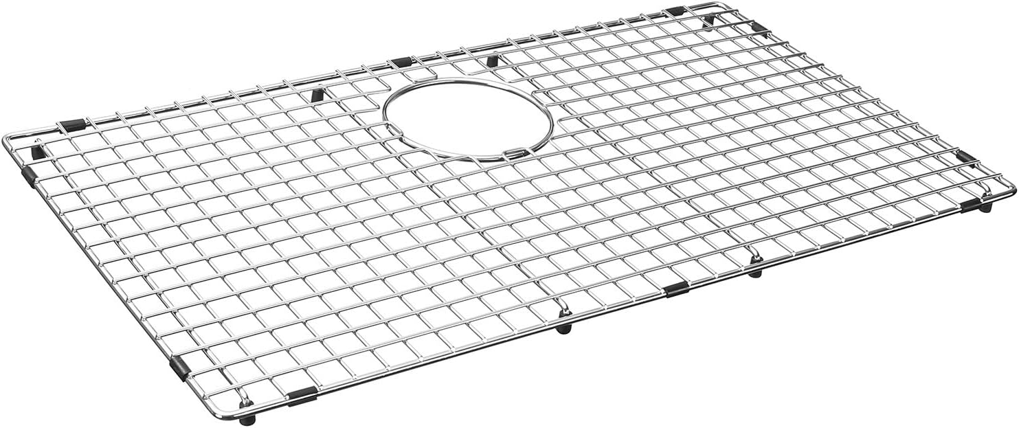 AUCT 18032 - $53 Serene Valley Sink Bottom Grid 27-1/2" x 15-1/2", Rear Drain with Corner Radius 3/16",