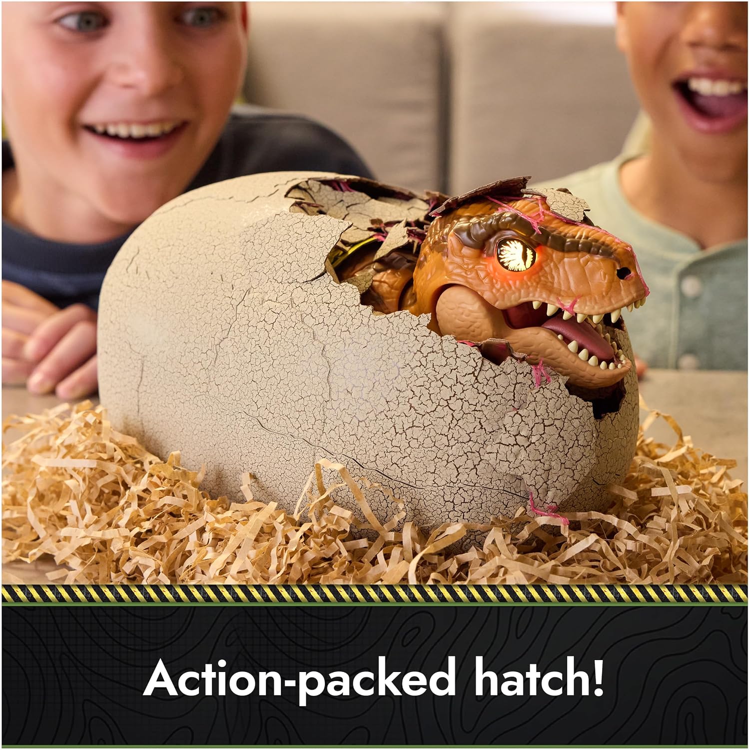 AUCT 18515 - $62 Primal Hatch Jurassic World Interactive T-Rex Toy Dinosaur Egg | Interactive Dino Figu - Image 4