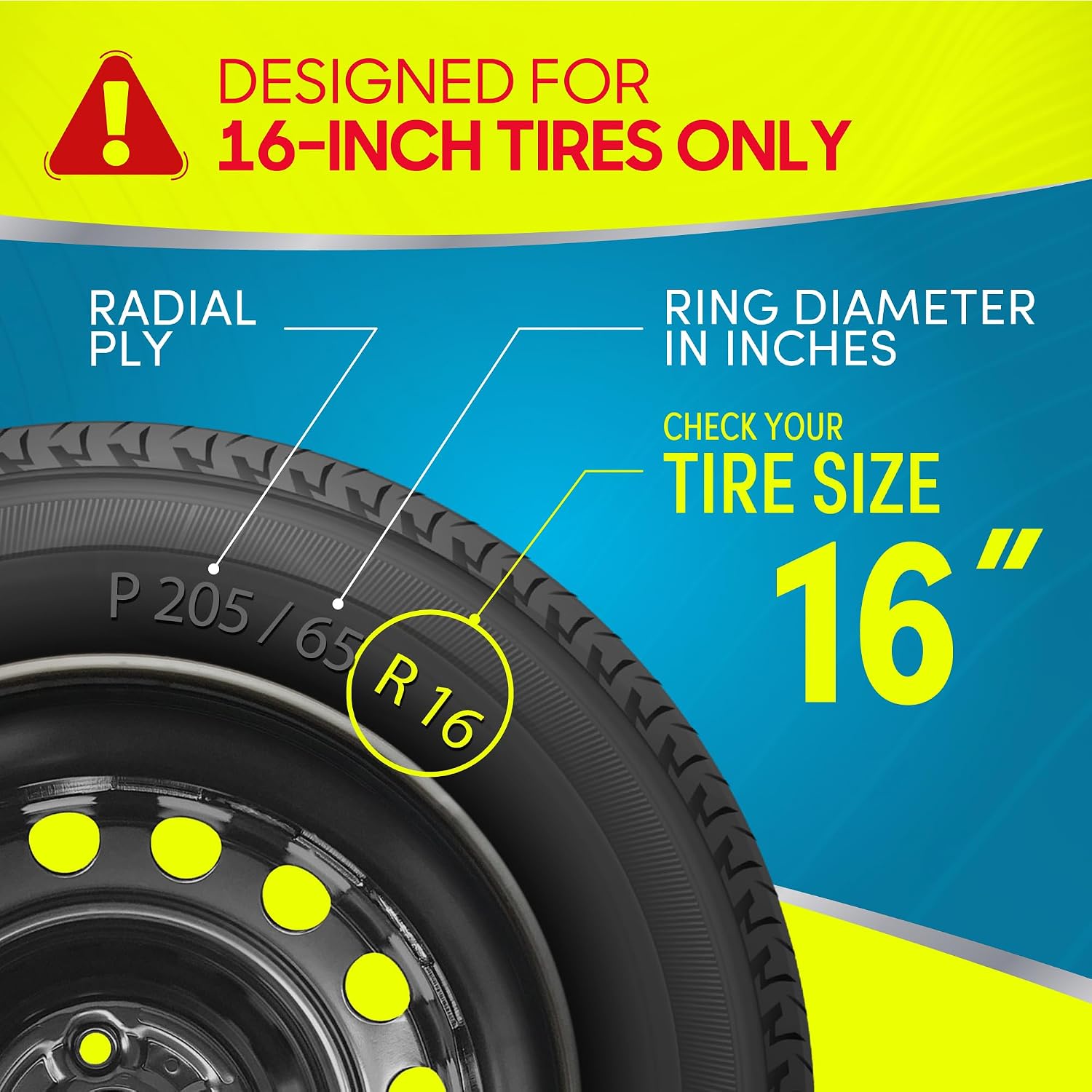 AUCT 18528 - $55 BDK 16 Inch Hubcaps Set of 4 OEM Replacement Snap-On Wheel Rim Covers - Universal Fi - Image 2