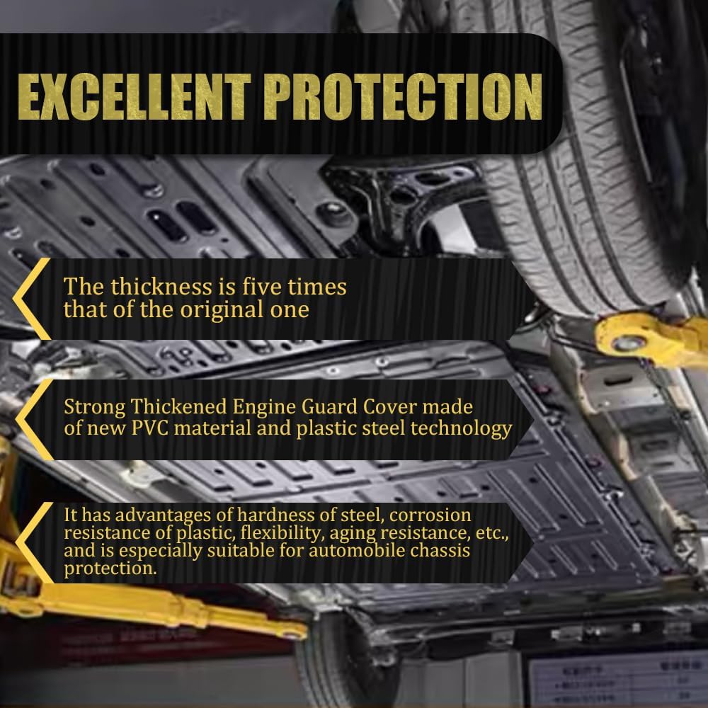 AUCT 17567 - $109 1PCS Front Engine Splash Shield Fit for Chevrolet Malibu 2016 2017 2018 Engine Splash - Image 3