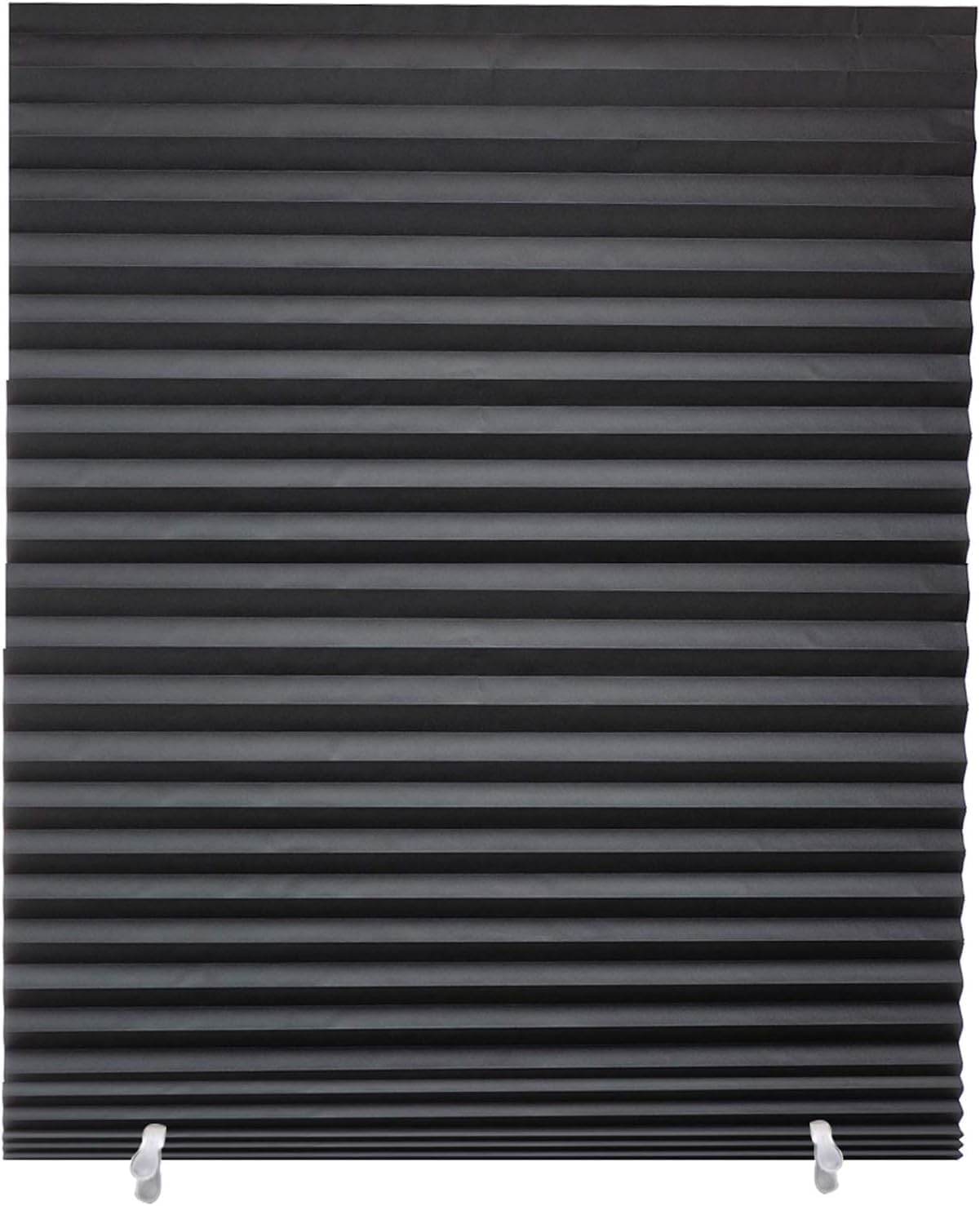 AUCT 19019 - Changshade 6-Pack Pleated Paper Temporary Shades Light Filtering Cut to Size Temporary Pap