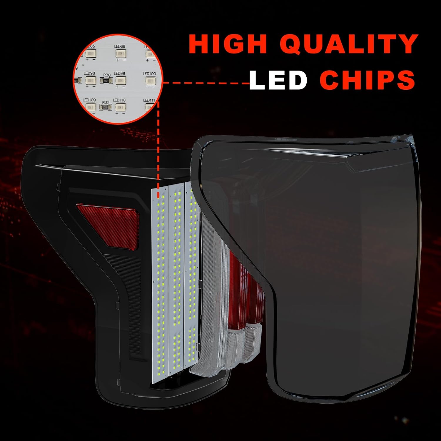 AUCT 18411 - $270 Daikokuya Sequential Led tail lights for Toyota Tundra 2007 2008 2009 2010 2011 2012 - Image 3