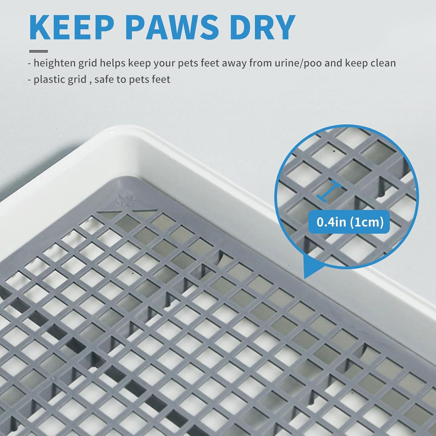 AUCT 18353 - $55 Rabbit Litter Box with Grid 22x18in, Potty Training Pan for Adult Animals | Rabbit Lit - Image 3