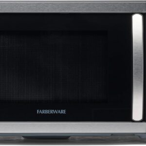 AUCT 19785 - $120 Farberware 1.1 Cu. Ft. Countertop Microwave Oven   1000 Watts Power, Auto Cook Settin