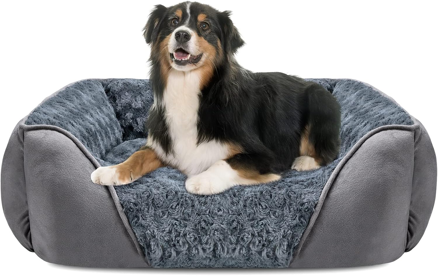 AUCT 18565 - $60 X-Large Dog Bed for Large, Medium, Small Dogs - Rectangle, Washable, Orthopedic, Soft