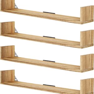 AUCT 17790 - Floating Bookshelves for Wall,Wall Bookshelf U Shaped,Hanging Book Shelf | 32 Inch Long St
