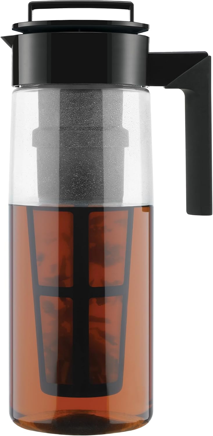 AUCT 18394 - Takeya Flash Chill Iced Tea Maker - Versatile Tea Brewer for Loose/Bagged Tea - Patented F