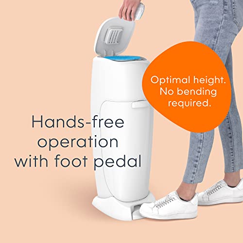 AUCT 18947 - $55 Diaper Genie Complete Diaper Pail (White) Includes 1 Refill (Holds 270 Newborn Diape - Image 4