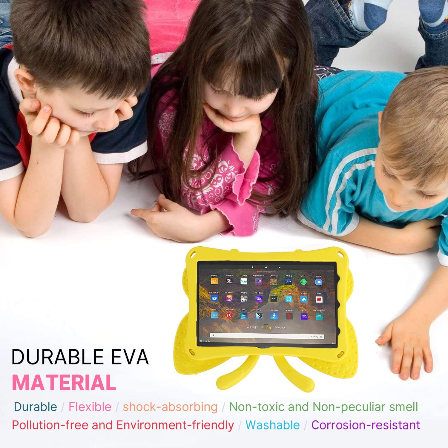 AUCT 18401 - Simicoo Fire Max 11 Tablet 2023 Cute Butterfly Case with Stand for Kids Girl Light Weight - Image 2