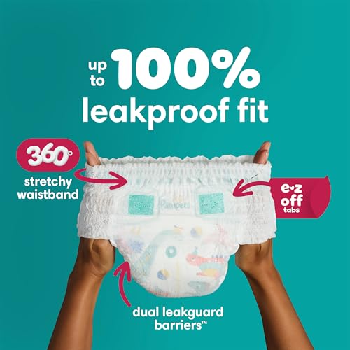 AUCT 18894 - $52 Pampers Diapers - Cruisers 360 - Size 5, 128 Count, Babyproof up to 100% Leakproof Pul - Image 3