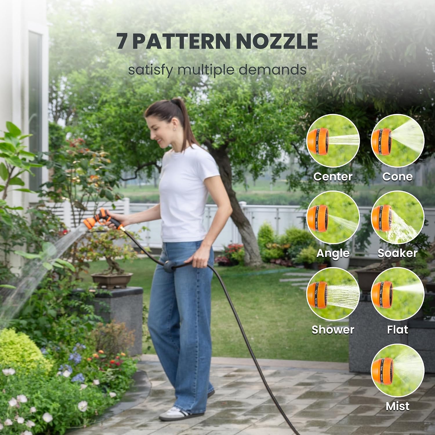 AUCT 18363 - $219 Giraffe Tools Retractable Garden Hose Reel 1/2"155FT Auto Rewind | Any Length Lock,Au - Image 4