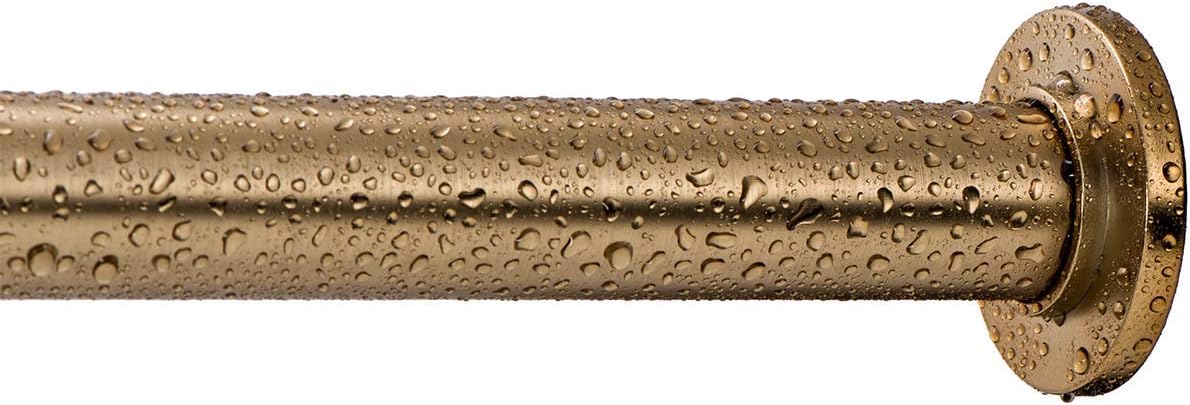 AUCT 18345 - Ivilon Tension Curtain Rod - Spring Tension Rod for Windows or Shower, 24 to 36 Inch. Warm - Image 2