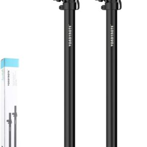 AUCT 18451 - Vondynote Speaker Poles for Subwoofer M20 Speaker Pole Extender, Set of 2 | 30"-48" Adjust