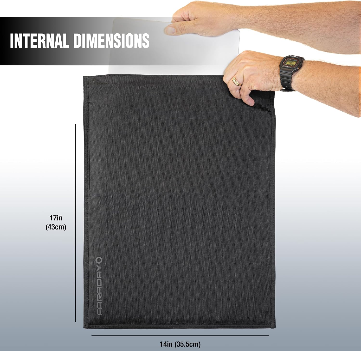 AUCT 18399 - $110 Faraday Bag Jacket Pro for XL Laptops | Magnetic Closure, Shielding - Law Enforcement - Image 2