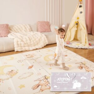AUCT 19596 - Joypony Baby Play Mat 71x59 Inches, Foldable Play Mats for Babies and Toddlers, Waterproof
