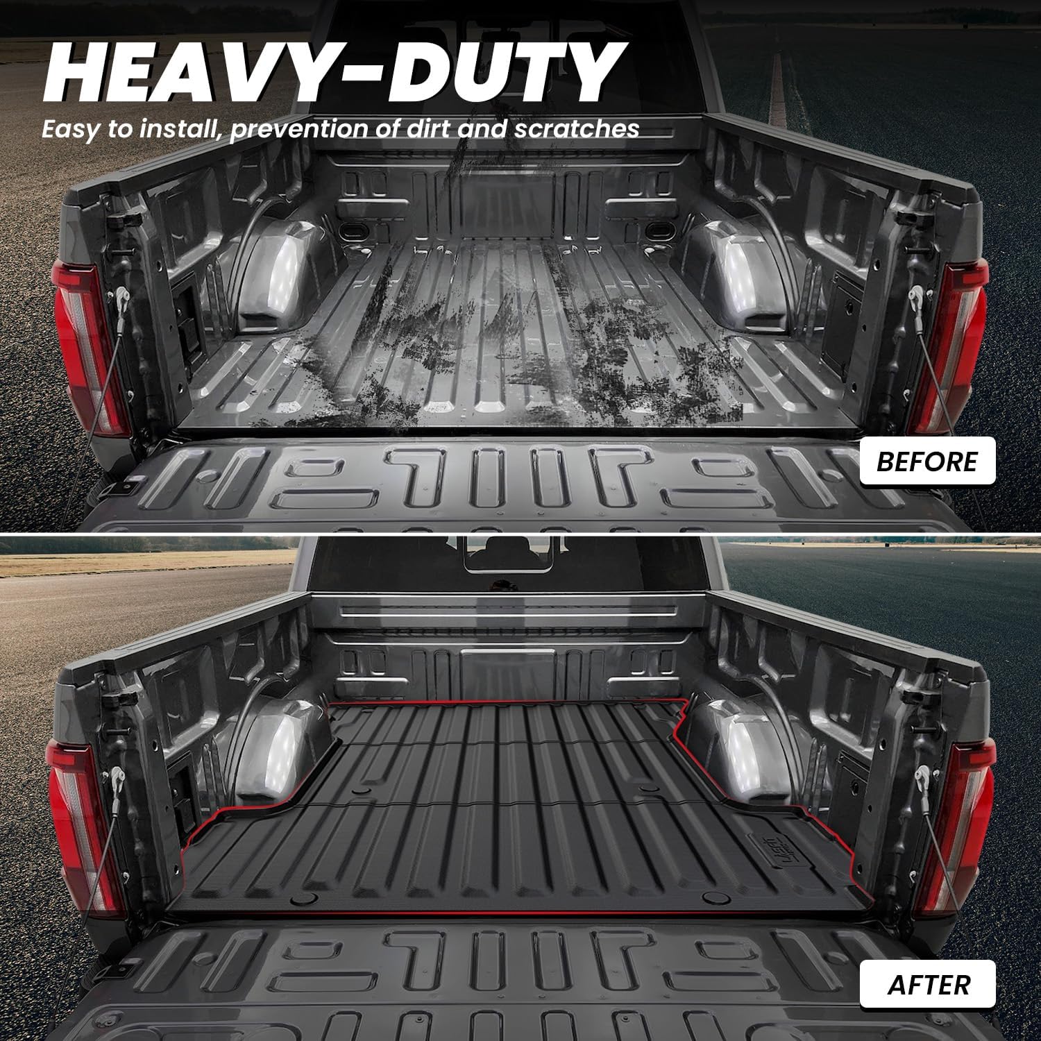 AUCT 20197 - $124 LASFIT Bed Mat for Ford F-150 2026 2025 2024 6.5ft Truck Bed Box - Image 3