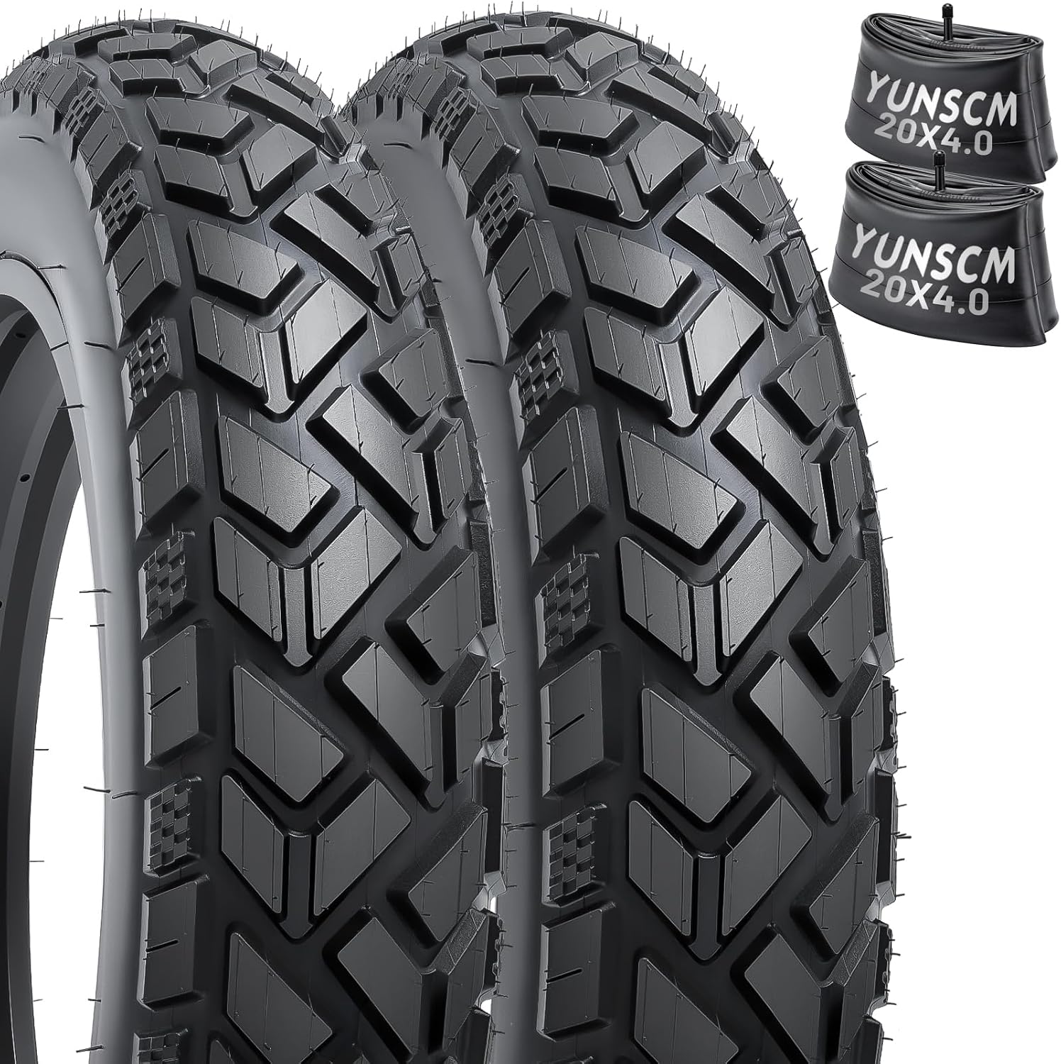 AUCT 19016 - $107 Heavy Duty 20x4.0 Fat E-Bike Tire, High-Performance 20X4/102-406 Compatible with 20 x