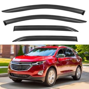 AUCT 18890 - Window Visors Rain Guards for 2018-2024 Chevrolet/Chevy Equinox